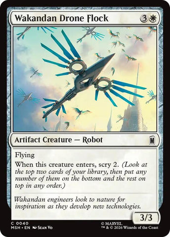 Wakandan Drone Flock (Marvel Super Heroes)(MSH)(40)(C)