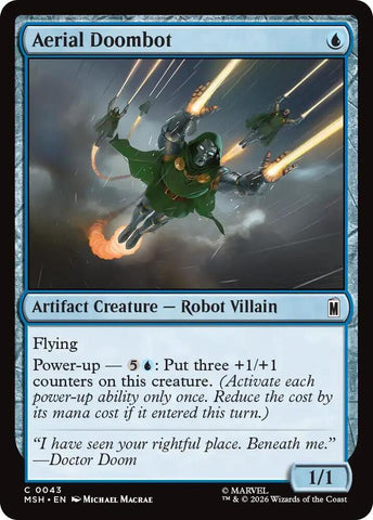 Aerial Doombot (Foil) (Marvel Super Heroes)(MSH)(43)(C)