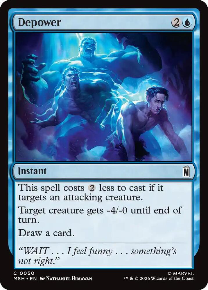Depower (Foil) (Marvel Super Heroes)(MSH)(50)(C)