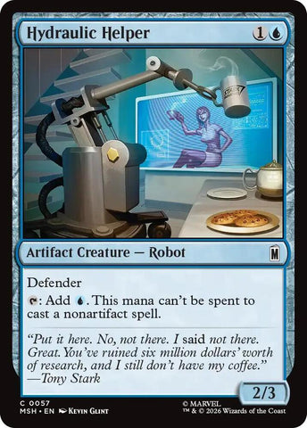 Hydraulic Helper (Foil) (Marvel Super Heroes)(MSH)(57)(C)