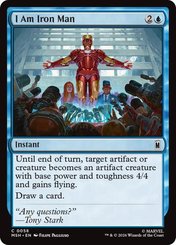 I Am Iron Man (Marvel Super Heroes)(MSH)(58)(C)