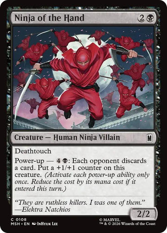 Ninja of the Hand (Marvel Super Heroes)(MSH)(108)(C)