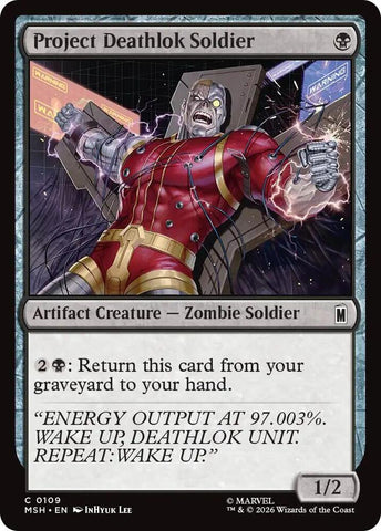 Project Deathlok Soldier (Marvel Super Heroes)(MSH)(109)(C)
