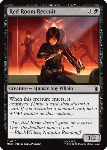 Red Room Recruit (Foil) (Marvel Super Heroes)(MSH)(110)(C)