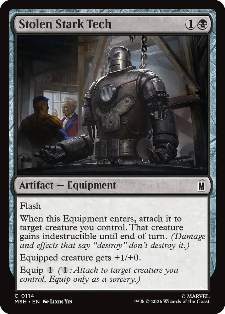 Stolen Stark Tech (Foil) (Marvel Super Heroes)(MSH)(114)(C)