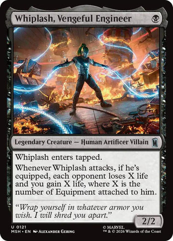 Whiplash, Vengeful Engineer (Marvel Super Heroes)(MSH)(121)(U)
