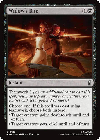 Widow's Bite (Foil) (Marvel Super Heroes)(MSH)(122)(C)