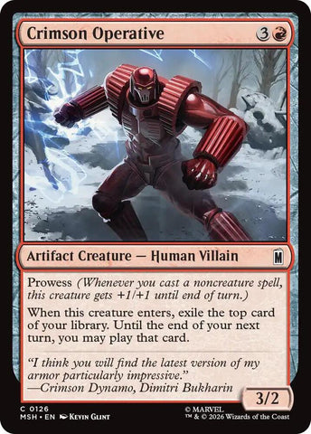 Crimson Operative (Marvel Super Heroes)(MSH)(126)(C)