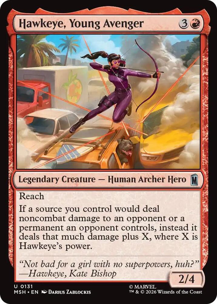 Hawkeye, Young Avenger (Foil) (Marvel Super Heroes)(MSH)(131)(U)