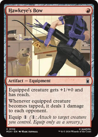 Hawkeye's Bow (Foil) (Marvel Super Heroes)(MSH)(132)(C)