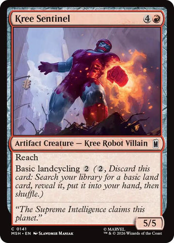 Kree Sentinel (Marvel Super Heroes)(MSH)(141)(C)