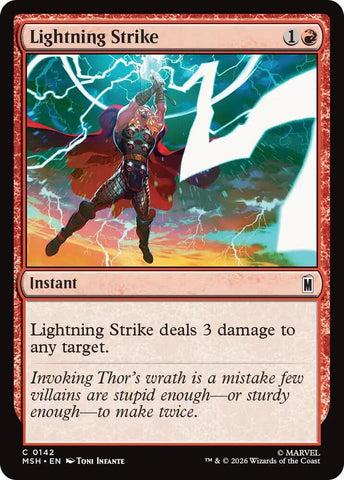 Lightning Strike (Marvel Super Heroes)(MSH)(142)(C)
