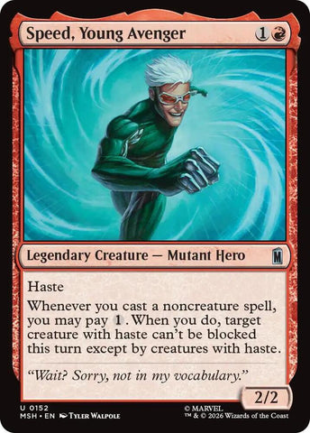 Speed, Young Avenger (Foil) (Marvel Super Heroes)(MSH)(152)(U)
