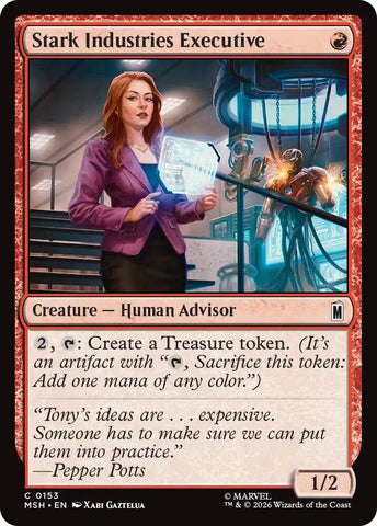 Stark Industries Executive (Foil) (Marvel Super Heroes)(MSH)(153)(C)