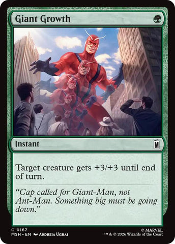 Giant Growth (Foil) (Marvel Super Heroes)(MSH)(167)(C)