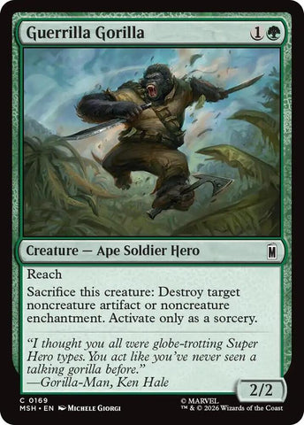 Guerrilla Gorilla (Foil) (Marvel Super Heroes)(MSH)(169)(C)