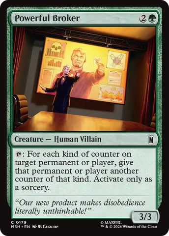 Powerful Broker (Marvel Super Heroes)(MSH)(179)(C)