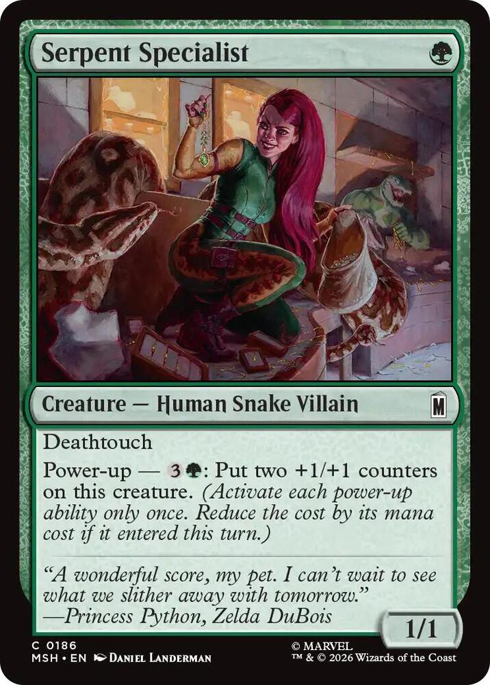 Serpent Specialist (Foil) (Marvel Super Heroes)(MSH)(186)(C)