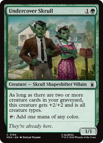 Undercover Skrull (Foil) (Marvel Super Heroes)(MSH)(194)(C)