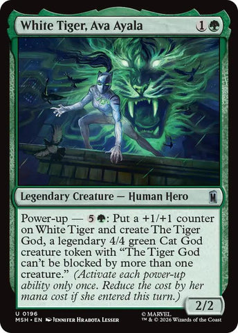 White Tiger, Ava Ayala (Foil) (Marvel Super Heroes)(MSH)(196)(U)