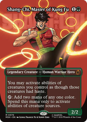 Shang-Chi, Master of Kung Fu (Borderless) (0370) (Marvel Super Heroes)(MSH)(370)(M)