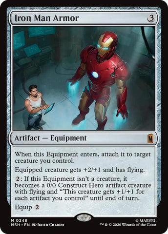 Iron Man Armor (Foil) (Marvel Super Heroes)(MSH)(248)(M)