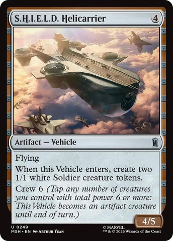 S.H.I.E.L.D. Helicarrier (Foil) (Marvel Super Heroes)(MSH)(249)(U)