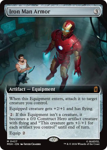 Iron Man Armor (Extended Art) (Foil) (Marvel Super Heroes)(MSH)(427)(M)