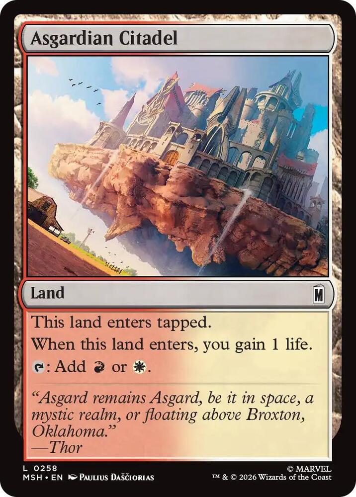 Asgardian Citadel (Marvel Super Heroes)(MSH)(258)(L)