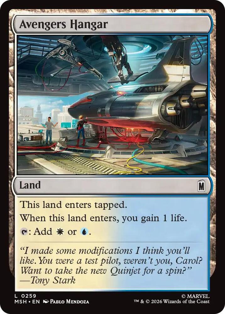 Avengers Hangar (Marvel Super Heroes)(MSH)(259)(L)