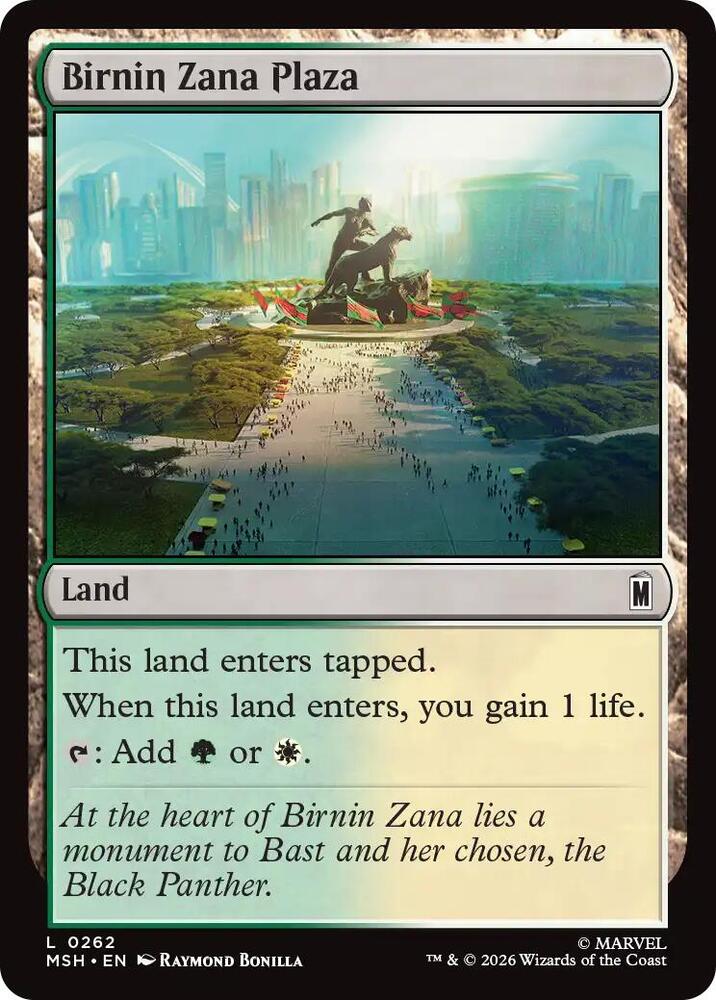 Birnin Zana Plaza (Marvel Super Heroes)(MSH)(262)(L)