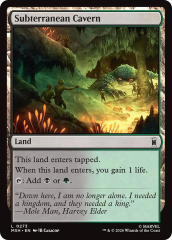 Subterranean Cavern (Foil) (Marvel Super Heroes)(MSH)(273)(L)