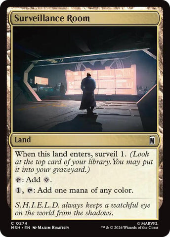Surveillance Room (Foil) (Marvel Super Heroes)(MSH)(274)(C)