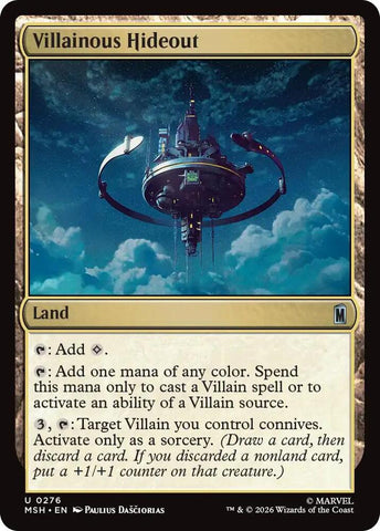 Villainous Hideout (Foil) (Marvel Super Heroes)(MSH)(276)(U)