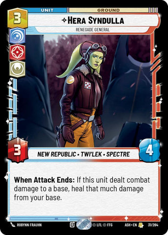 Hera Syndulla - Renegade General (Ashes of the Empire)(ASH-31/264)(R)