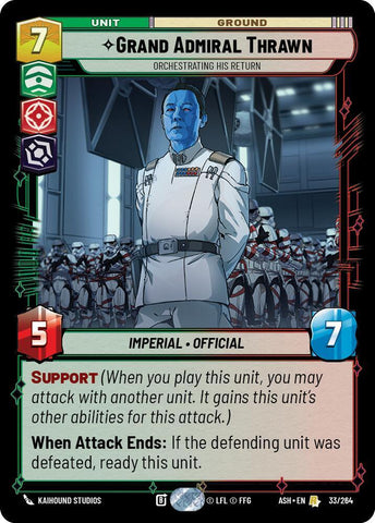 Grand Admiral Thrawn - Orchestrating His Return (Ashes of the Empire)(ASH-33/264)(R)