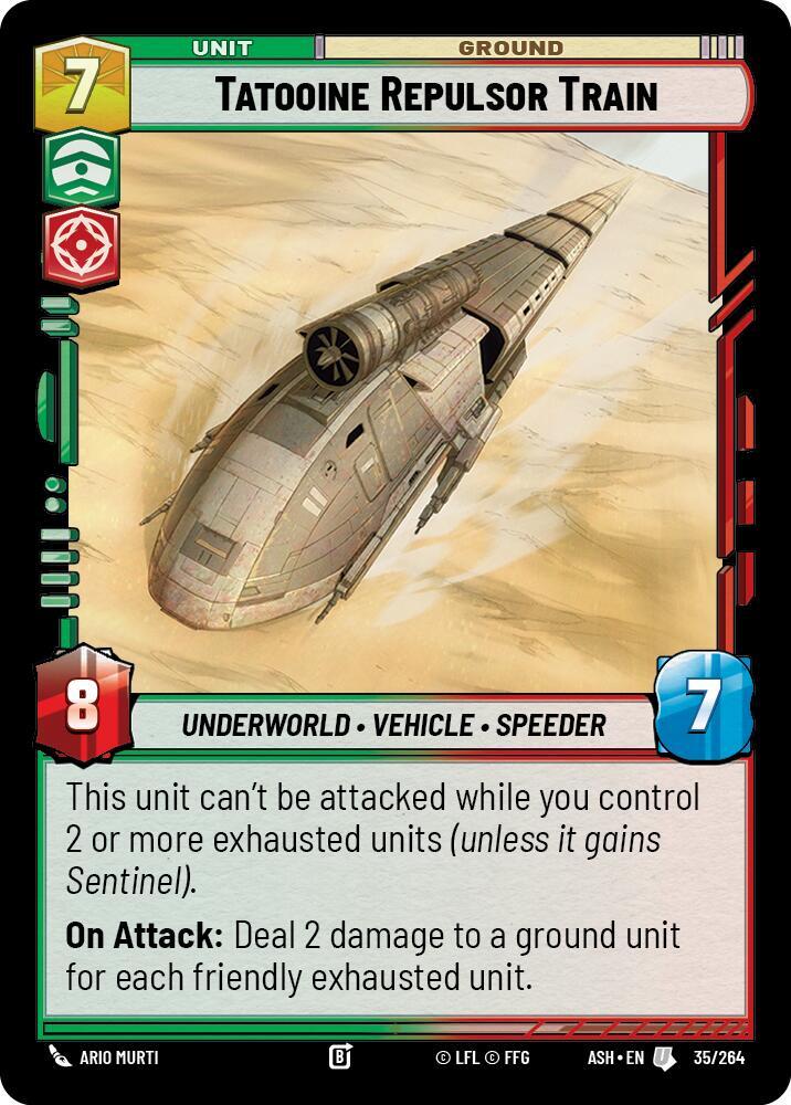 Tatooine Repulsor Train (Ashes of the Empire)(ASH-35/264)(U)