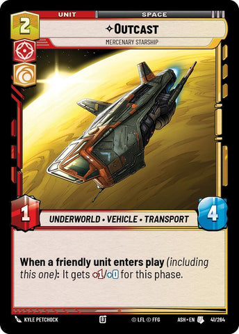 Outcast - Mercenary Starship (Ashes of the Empire)(ASH-41/264)(U)