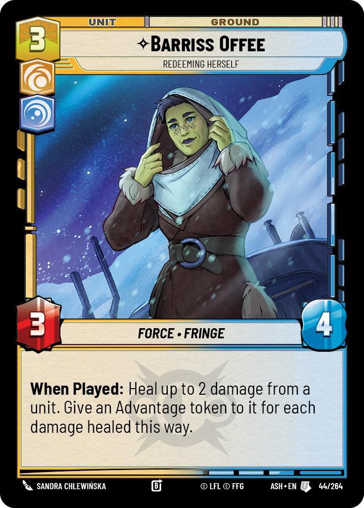 Barriss Offee - Redeeming Herself (Ashes of the Empire)(ASH-44/264)(U)