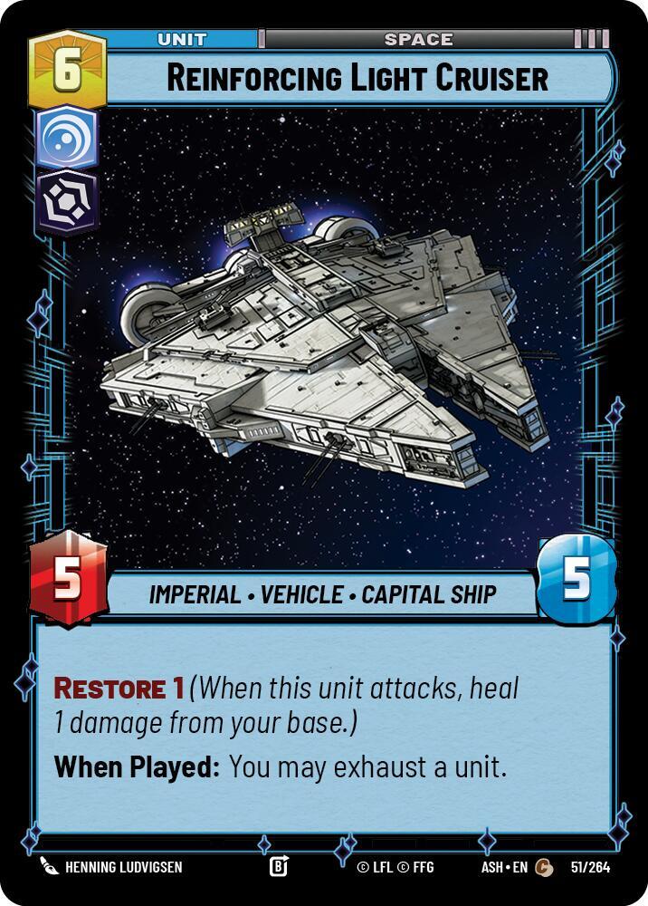 Reinforcing Light Cruiser (Ashes of the Empire)(ASH-51/264)(C)