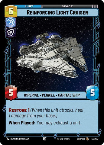 Reinforcing Light Cruiser (Ashes of the Empire)(ASH-51/264)(C)