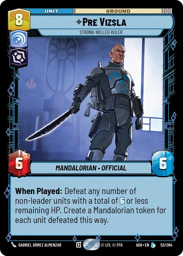 Pre Vizsla - Strong-Willed Ruler (Ashes of the Empire)(ASH-53/264)(L)