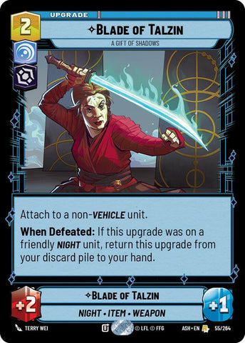 Blade of Talzin - A Gift of Shadows (Ashes of the Empire)(ASH-55/264)(R)