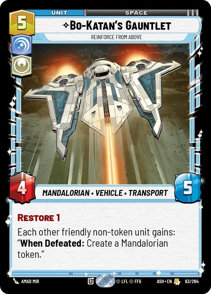 Bo-Katan's Gauntlet - Reinforce from Above (Ashes of the Empire)(ASH-63/264)(R)