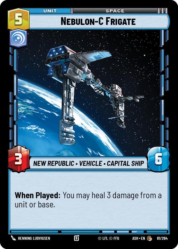 Nebulon-C Frigate (Ashes of the Empire)(ASH-81/264)(C)