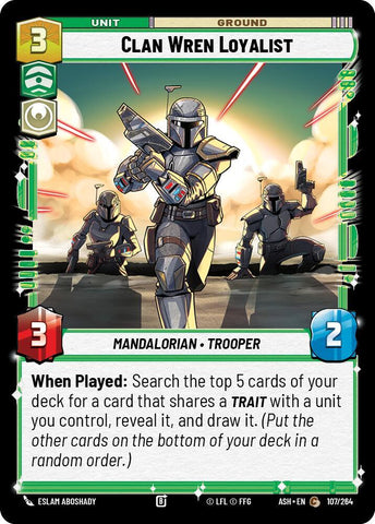 Clan Wren Loyalist (Ashes of the Empire)(ASH-107/264)(C)