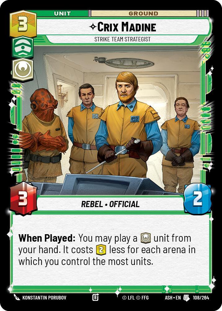Crix Madine - Strike Team Strategist (Ashes of the Empire)(ASH-108/264)(U)