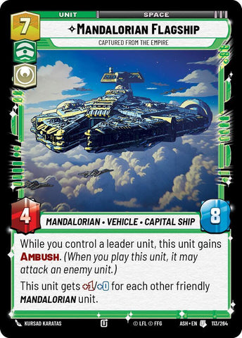 Mandalorian Flagship - Captured from the Empire (Ashes of the Empire)(ASH-113/264)(U)