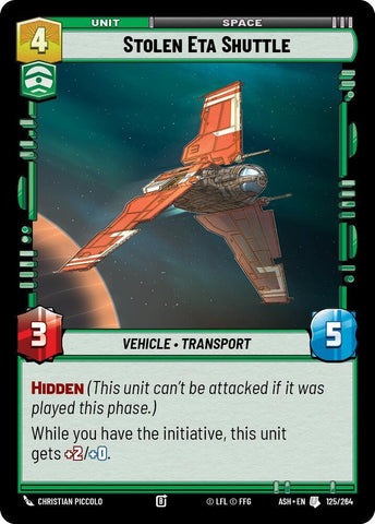 Stolen Eta Shuttle (Ashes of the Empire)(ASH-125/264)(U)
