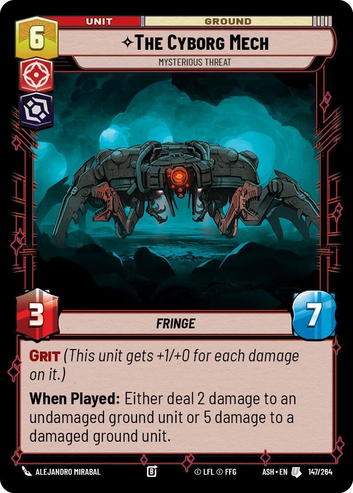 The Cyborg Mech - Mysterious Threat (Ashes of the Empire)(ASH-147/264)(U)
